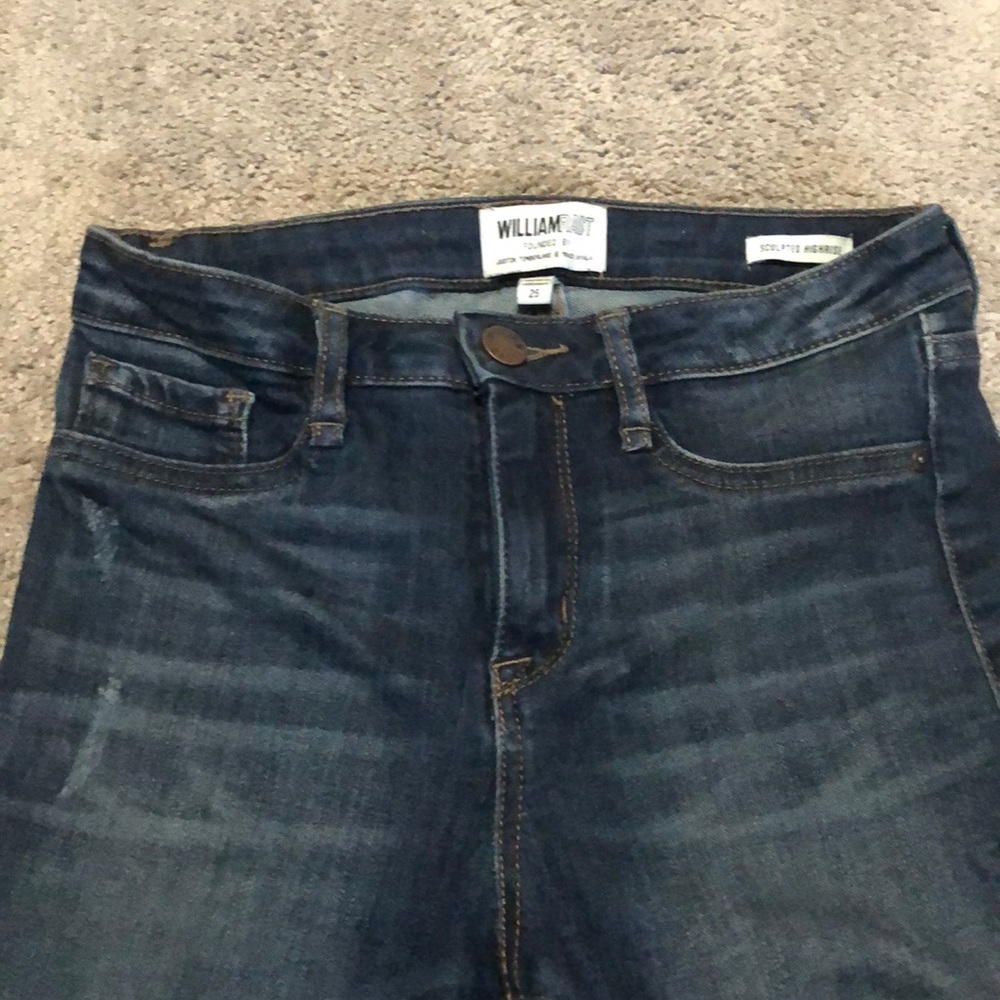 William Rast sculpted high rise size 25 jeans